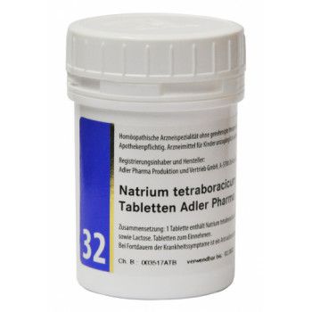 Biochemie Adler Natrium tetraboracicum Nr. 32 D12
