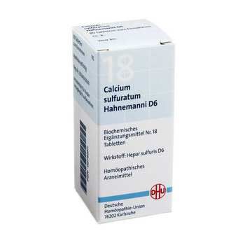 BIOCHEMIE DHU 18 Calcium sulfuratum D 6 Tabletten
