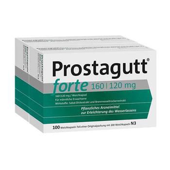 PROSTAGUTT forte 160/120 mg Weichkapseln (geliefert wird Nachfolger PZN: 16151770  Prostagutt Duo)