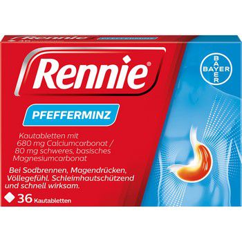 Rennie® Pfefferminz gegen Sodbrennen