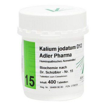 BIOCHEMIE Adler 15 Kalium jodatum D 12 Tabletten