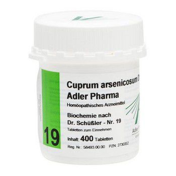 BIOCHEMIE Adler 19 Cuprum arsenicosum D 12 Tabl.