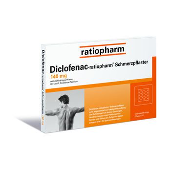 DICLOFENAC ratiopharm Schmerzpflaster