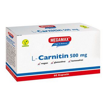 MEGAMAX L Carnitin 500 mg Kapseln