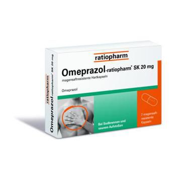 OMEPRAZOL ratiopharm SK 20 mg msr.Hartkaps.