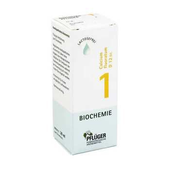 BIOCHEMIE Pflüger 1 Calcium fluoratum D 12 Tropfen