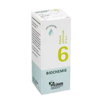 BIOCHEMIE Pflüger 6 Kalium sulfuricum D 6 Tropfen