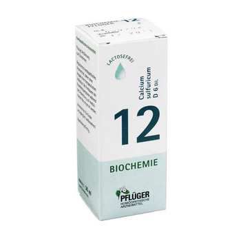 BIOCHEMIE Pflüger 12 Calcium sulfuricum D 6 Tropf.