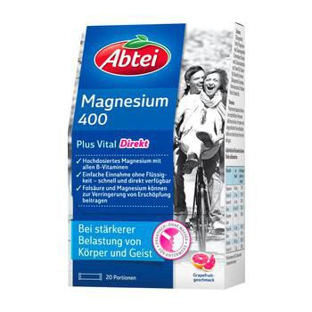 ABTEI Magnesium 400+Vitamin B Komplex Granulat
