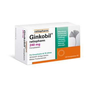 GINKOBIL ratiopharm 240 mg Filmtabletten