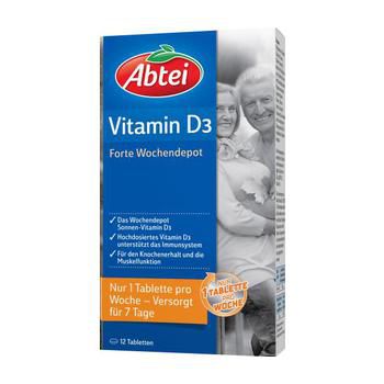 ABTEI Vitamin D3 5.600 I.E. Wochendepot Tabletten
