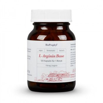 L-ARGININ BASE 750 mg reines L-Arginin Kapseln