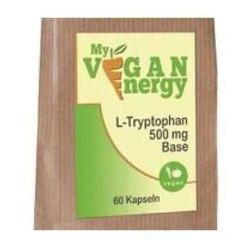 MY VEGAN Energy L-Tryptophan Base 500 mg Kapseln