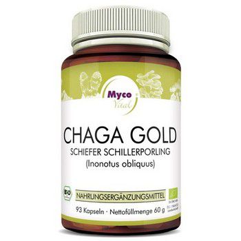 CHAGA GOLD Pilzpulver-Kapseln Bio