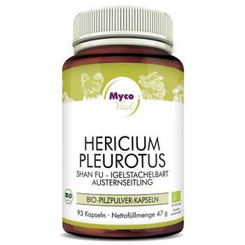 HERICIUM PLEUROTUS Pilzpulver-Kapseln Bio