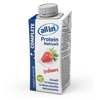 ALLIN Complete Protein Mahlzeit Erdbeere