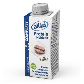 ALLIN Complete Protein Mahlzeit Kaffee