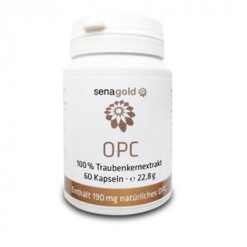 Senagold OPC KAPSELN - 100 % reiner Traubenkernextrakt