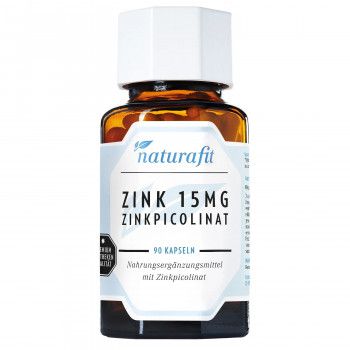 NATURAFIT Zink 15 mg Zinkpicolinat Kapseln