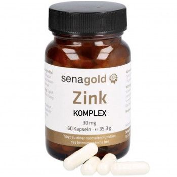 SENAGOLD Zink Komplex 30 mg Kapseln (mit Zinkpicolinat)