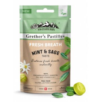 GRETHERS SWISSHERBS Fresh Breath mint & sage