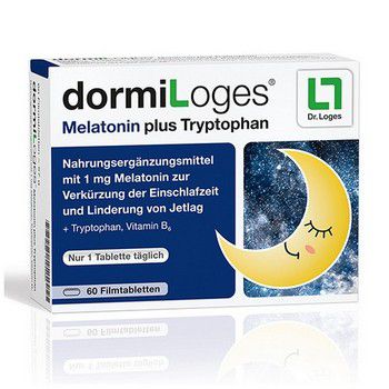 DORMILOGES Melatonin plus Tryptophan Filmtabletten