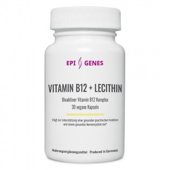 VITAMIN B12+LECITHIN Komplex hochdos.vegan Kapseln