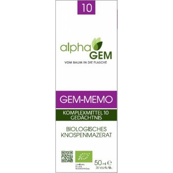 AlphaGem GC 10 GEM-MEMO biologisches Knospenmazerat