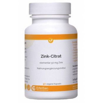 Zink Citrat 50 mg vegan