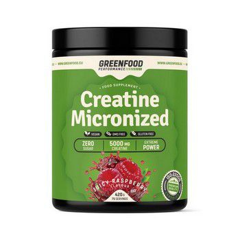 Greenfood Performance Creatine Micronized Juicy raspberry
