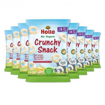 HOLLE Crunchy Snack Reis-Linsen