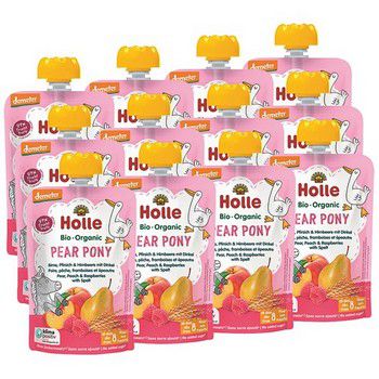 HOLLE Pear Pony Pouchy Birne Pfirsich&Himb.m.Dink.