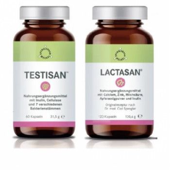 Lactasan & Testisan Set – das Duo für den Darm