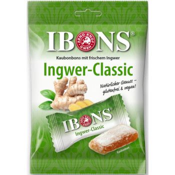 IBONS Ingwer Classic Tüte Kaubonbons